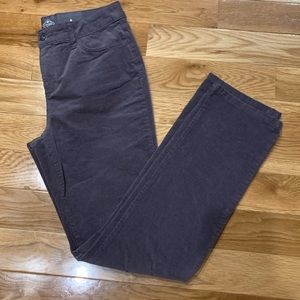 St. John Bay straight leg gray corduroy sz 8